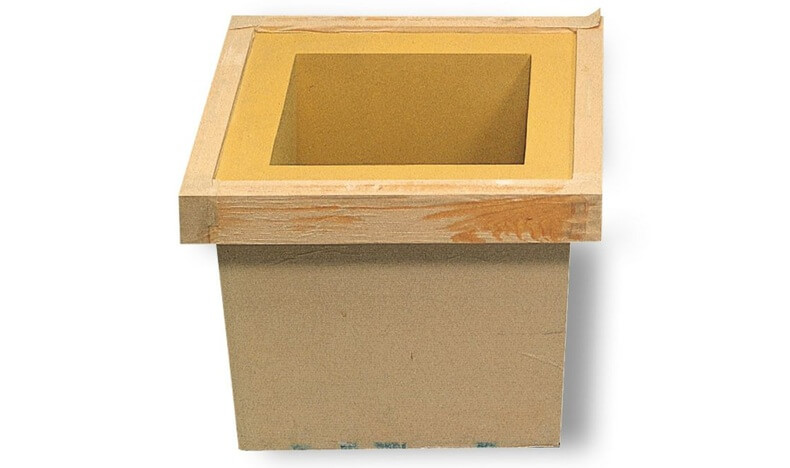 茶道具 炉壇（ろだん） 本壁炉壇 土壁木枠 一孫斎