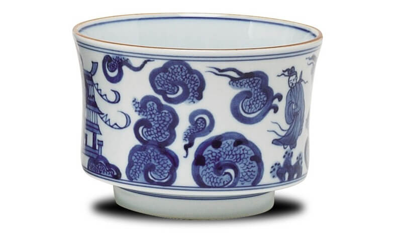 火入（ひいれ） 火入 染付雲堂 景徳鎮 王懐英