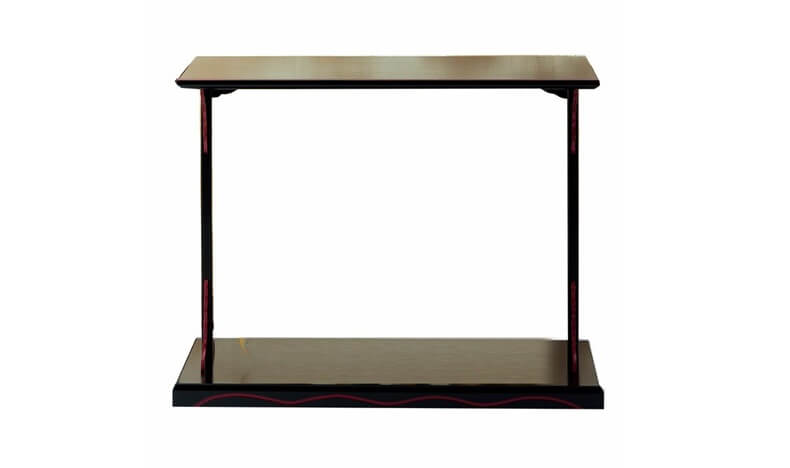 小林幸斎・及台子 青漆爪紅 宗旦好写