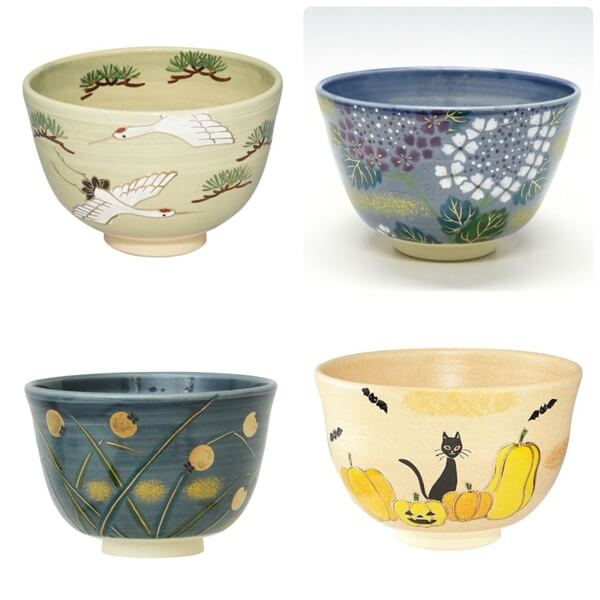 東山深山の抹茶茶碗