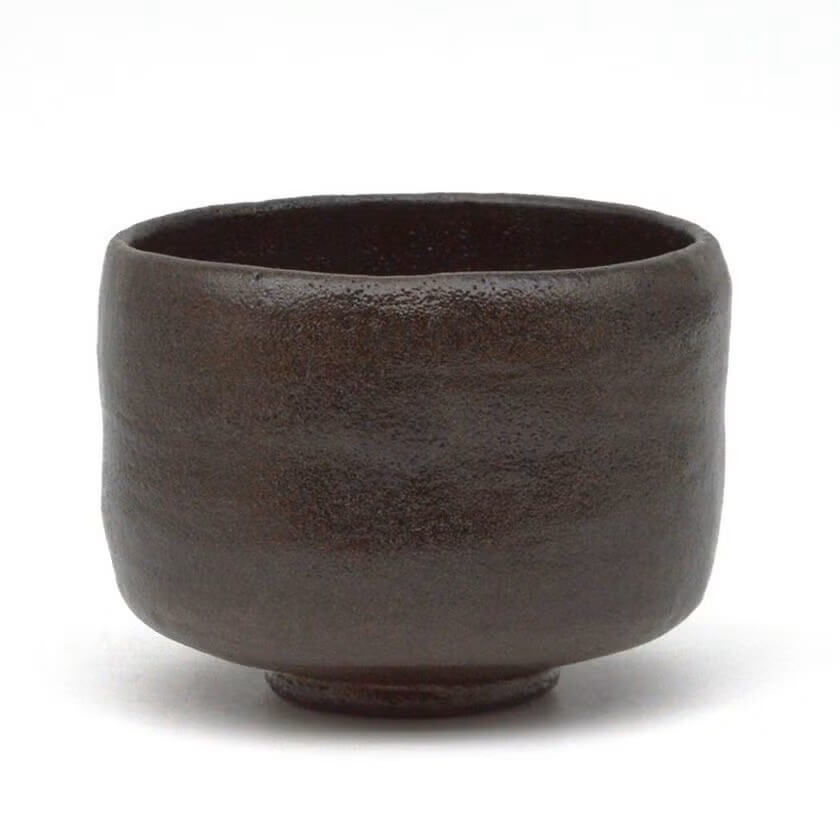 佐々木 昭楽・茶碗 黒楽 長次郎写 利休（107442）