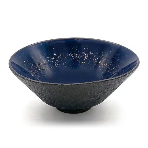 吉田 華正・硝胎(しょうたい)茶碗 銀河(耐熱硝子使用)107831
