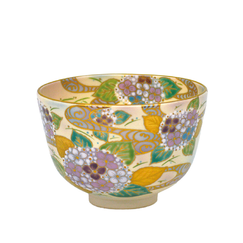 茶道具 抹茶茶碗（まっちゃちゃわん） 茶碗 紫陽花 中村 秋峰