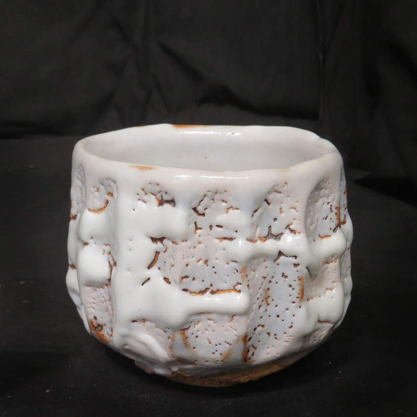 茶道具 抹茶茶碗（まっちゃちゃわん） 絵志野 シノギ 茶碗