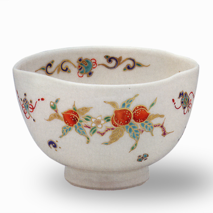 茶道具 抹茶茶碗（まっちゃちゃわん） 色絵 実り（盃付） 茶碗