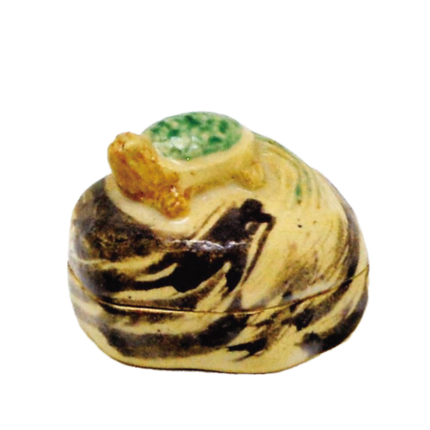 【茶道具】楽焼　亀香合　合子　香合323 茶道具】楽焼 亀香合 合子 香合323