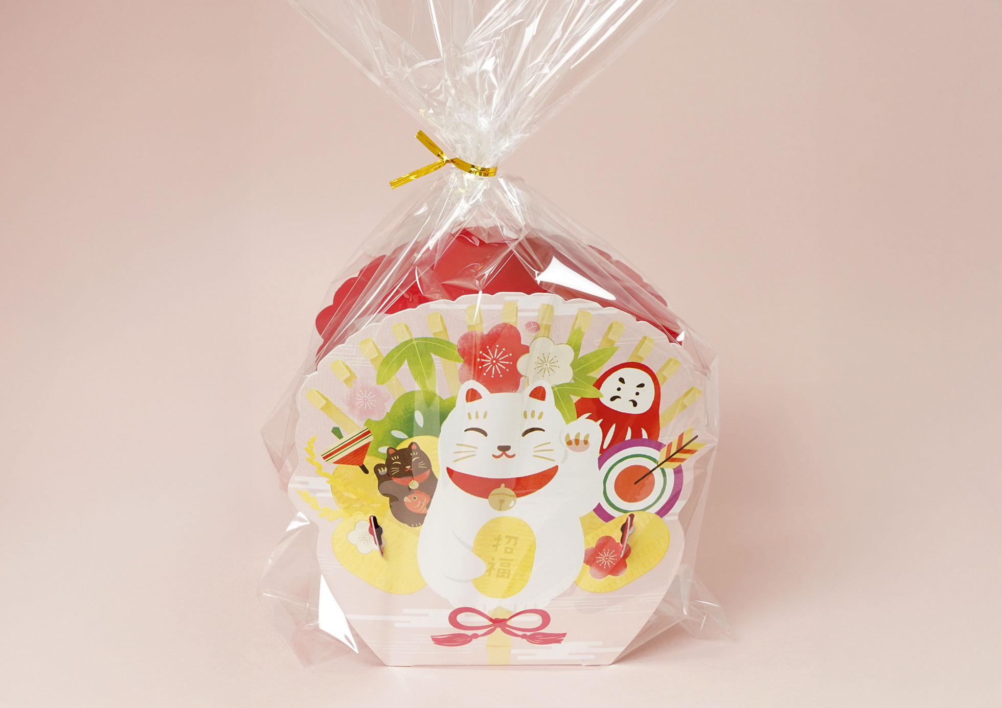 ねこくまでパッケージは透明袋入り