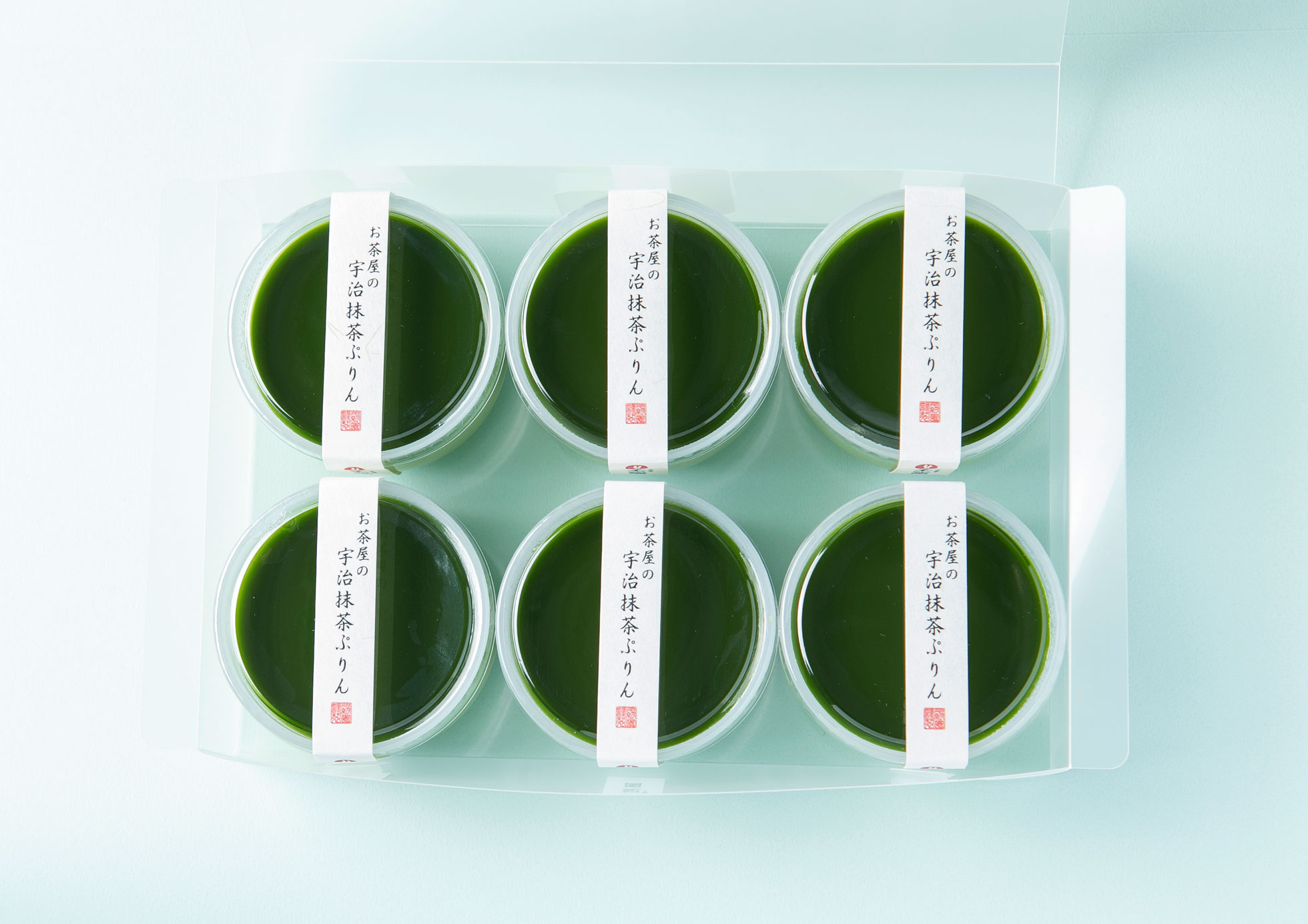 京都宇治抹茶を贅沢に使用した宇治抹茶ぷりん6個入